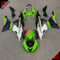 Suitable for Kawasaki ZX6R 636 13-17 2018 full body shell classic green and white customized motorcycle fairing