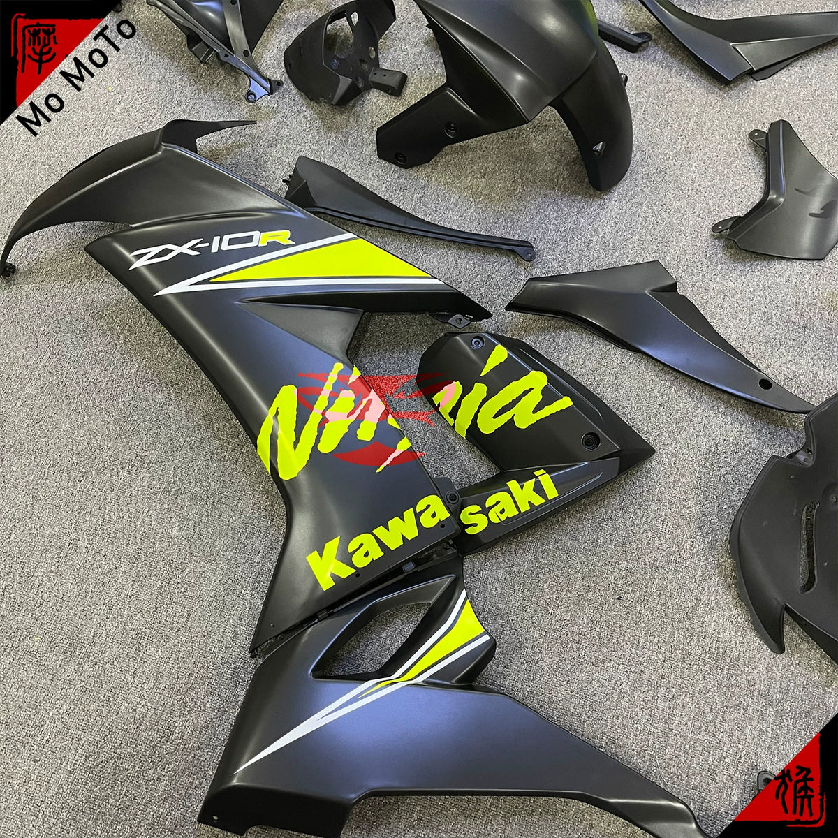 Suitable for Kawasaki ZX10R Big Bull 08-09-10 printed pattern modified motorcycle fairing ABS plastic