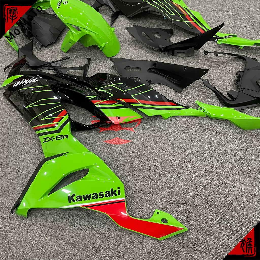 Suitable for Kawasaki ZX6R 636 13-17 2018 full body ABS classic version customized motorcycle fairing