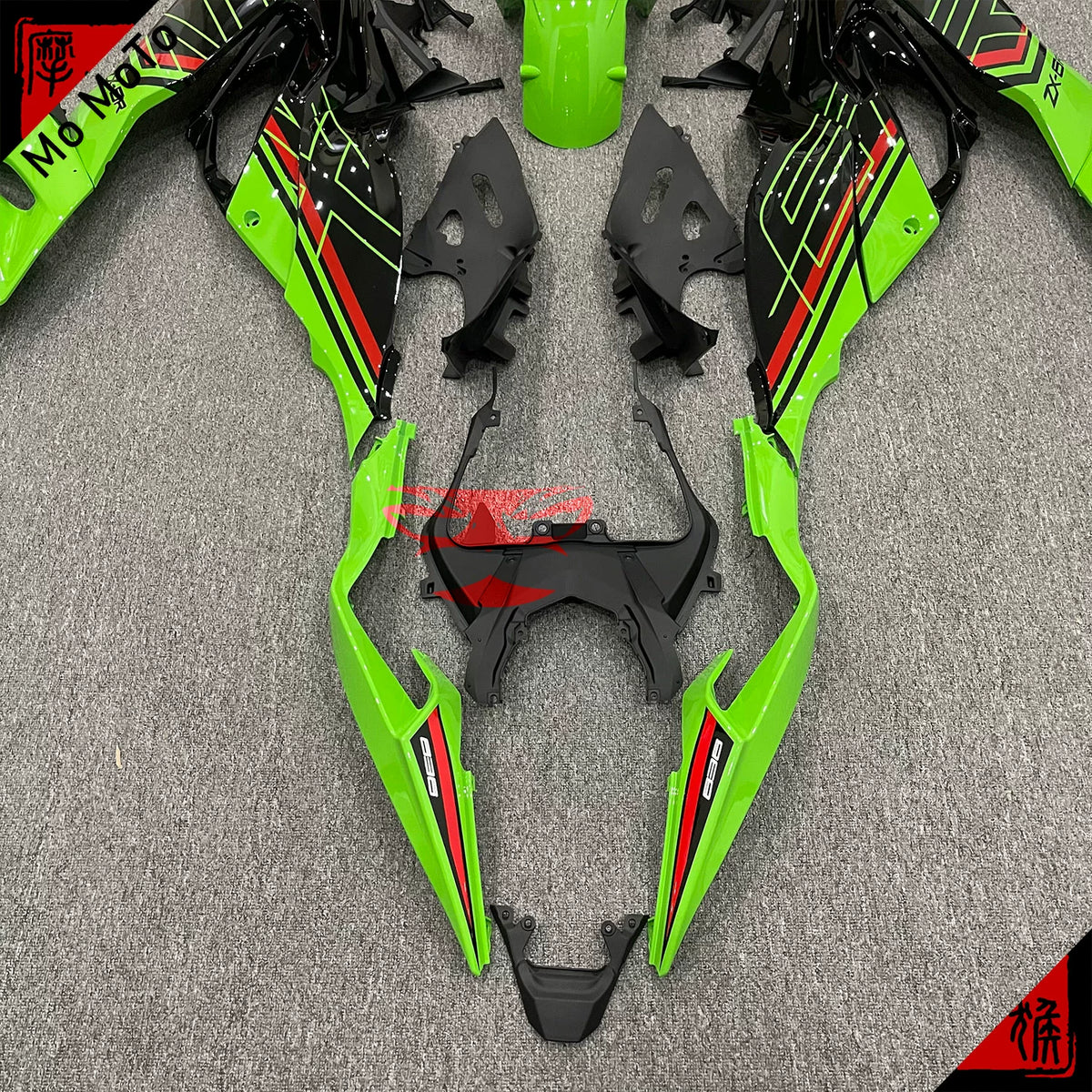 Suitable for Kawasaki ZX6R 636 13-17 2018 full body ABS classic version customized motorcycle fairing