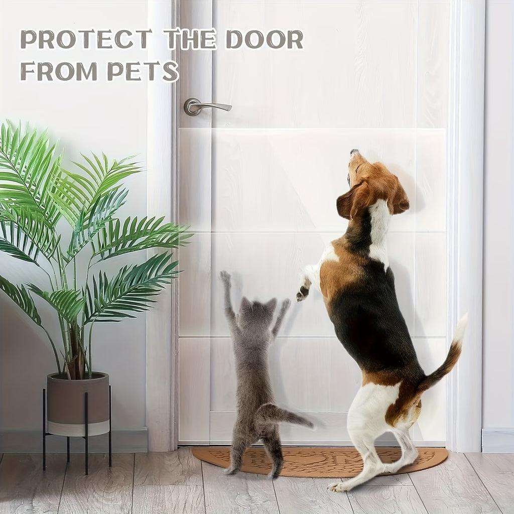 1 Roll Furniture Protector Tape, Clear PVC Anti-Scratch Pad for Sofa, Door & Wall